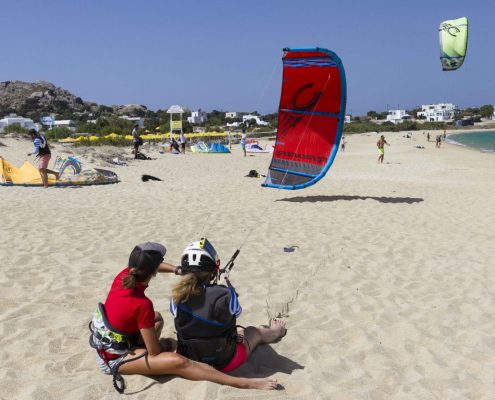 Apprendrele kite avec Thalaseasports Naxos